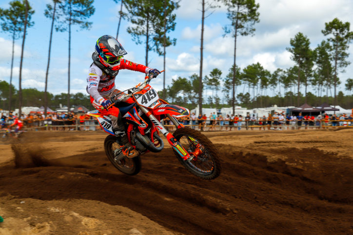 Sacha Coenen « survole » le sable de Magescq (40) en ouverture du 24MX Tour Sacha Coenen « survole » le sable de Magescq (40) en ouverture du 24MX Tour